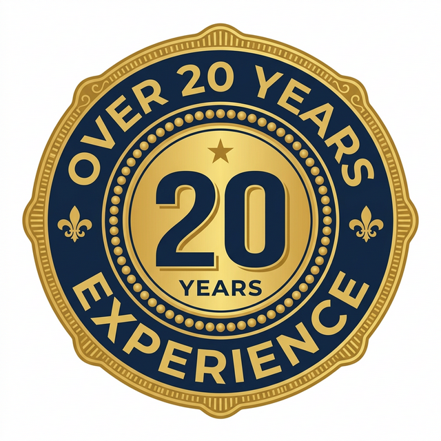 Over 20 Years Experience